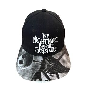 HAT DISNEY Nightmare Before Christmas Jack Skellington Skull Snapback GraphIc